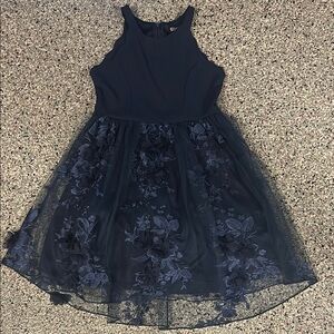 Trixxi girl Elegant Navy Blue Kids Dress size 14